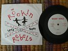 ROCKABILLY 45 rpm ROCKIN REBELS on lb DICE 1981 HEAR