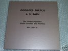 RELIST GEORGES ENESCO BACH SONATAS&PARTITAS JAPAN PRESS