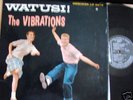 THE VIBRATIONS LP '61 CHECKER WATUSI RARE BLACK DOO WOP