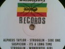Alpheus Taylor - Strugglin - UK Rub A Dub Roots  LP ???