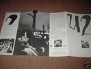U2 - ACHTUNG BABY / LP 1991 + RARES PROMO-HEFT