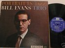 Bill Evans Portrait In Jazz LP Orig Mono DG Riverside