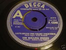 ROLLING STONES 'LET'S SPEND/RUBY' Rare Orig UK DEMO 45