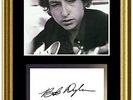 BOB DYLAN - ORIGINAL AUTOGRAPH DISPLAY + FULL COA