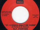 NOLAN PORTER If I Could Only Be Sure