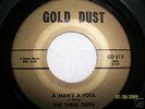 VER RARE BLUES 45, THE THREE TUFFS, GOLD DUST, MEMPHIS