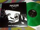 RAZOR - ARMED & DANGEROUS ltd GREEN V.LP VENOM / SLAYER