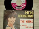 7 ' THE KINKS ''I TOOK MY BABY HOME GIRL PICTURE SLEEVE