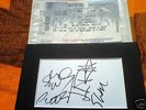 Sex Pistols-Hand signed mount at Men arena + Ticket+