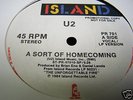 U2   A SORT OF HOMECOMING vinyl 12