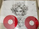 Madonna RED Vinyl Fever Promo with poster