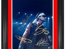 U2 - FULL BAND - ORIGINAL HAND SIGNED AUTOGRAPHS + COA