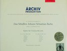 Bach solo CELLO suites 3-4; FOURNIER - Archiv 198187