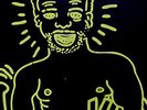 KEITH HARING ART COVER LARRY LEVAN / YELLOW VERSION