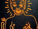 KEITH HARING ART COVER LARRY LEVAN / ORANGE VERSION