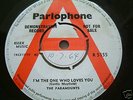 THE PARAMOUNTS i'm the one who loves you UK DEMO 45 EX+