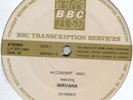 NIRVANA: In Concert '91 BBC UK lp RARE Kurt Cobain VG+