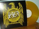 SLAYER   CLASH OF THE TITANS  YELLOW VINYL RECORD