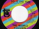 Northern Soul 45 WORLD COLUMN So Is The Sun on Tower