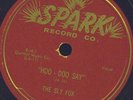 THE SLY FOX 78rpm Spark #108 Eugene Fox GUITAR MASTER
