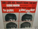 George Martin RINGO'S THEME Picture Sleeve ONLY Beatles