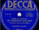 CAJUN Cleoma Falcon Decca 17015 'Jeuste Parcque' ????