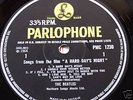 The Beatles A HARD DAYS NIGHT UK LP YELL/BLACK MINT