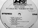 WL PROMO copy DAVID CROSBY if i could only... 1971 TAS
