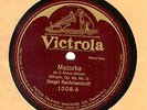 Sergei Rachmaninoff -Mazurka on Victrola(Victor)Batwing