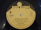 SINITTA rare boogie modern soul Never Too Late 12