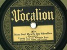Vocalion 1429 TAMPA RED &GEORGIA TOM Strewin Your Mess