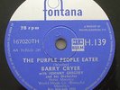BARRY CRYER - The Purple People Eater    RARE  78rpm