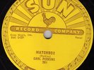 CLASSIC CARL PERKINS 78 MATCHBOX  SUN 261 EX+/M- NICE