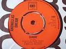 RARE UK 45 - ANDWELLAS DREAM - SUNDAY - MINT CBS