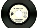 ROLLING STONES * WILD HORSES * WHITE LABEL PROMO 45 NM