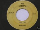 COOL Hick-Hillbilly 45 BOB COLE on JAY LABEL