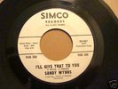 NORTHERN SOUL 45 Sandy Wynns SIMCO 001 RARE PROMO