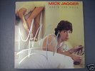 MICK JAGGER SHE'S THE BOSS LP ROLLING STONES SIGNED 3X