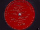 RARE 10” RED G&T – ENRICO CARUSO – IRIS