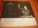 RARE FRENCH FALP  BEETHOVEN symp. 1 & 2  CARL SCHURICHT