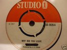 Why did you leave / Heptones  rare UK Studio One 7