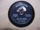 ELVIS PRESLEY THREE (3) EARLY RCA 78'S EXCELLENT COND.