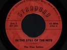DOO WOP 45 - THE FIVE SATINS - STANDORD 200 - ORIGINAL