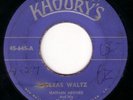 RARE CAJUN 45 NATHAN ABSHIRE KHOURY'S 625 POINT DE LOU