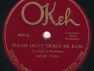 Lizzie Miles on race Okeh - clean
