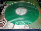 QUEEN NEWS OF THE WORLD FRENCH GREEN DIE-CUT PROMO LP