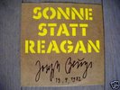  JOSEPH BEUYS ART COVER 7” SONNE STATT REAGAN