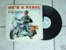 CRYSTALS LP  He's a rebel ' 63 BLUE LBL VG/VG- PHILLES