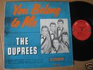 The Duprees LP You Belong to Me Coed ORIG