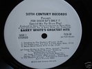 BARRY WHITE'S GREATEST HITS - VERY RARE PROMO ONLY EP